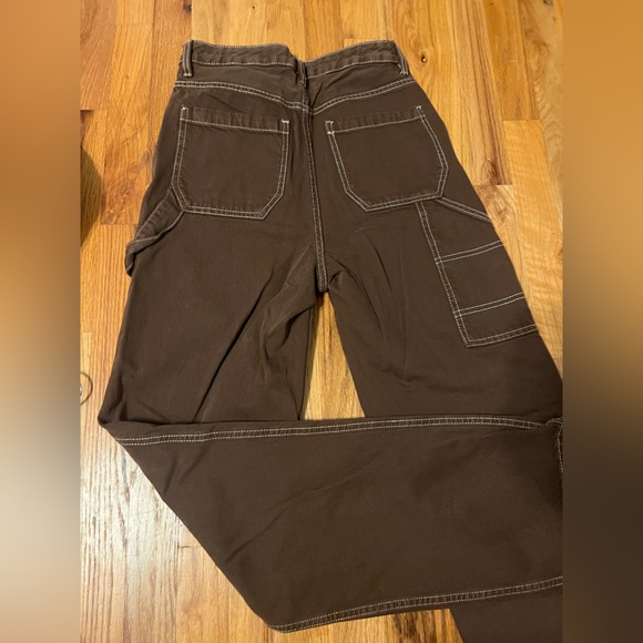 Pacsun Brown High Waisted Baggy Skate Pants - Picture 2 of 2